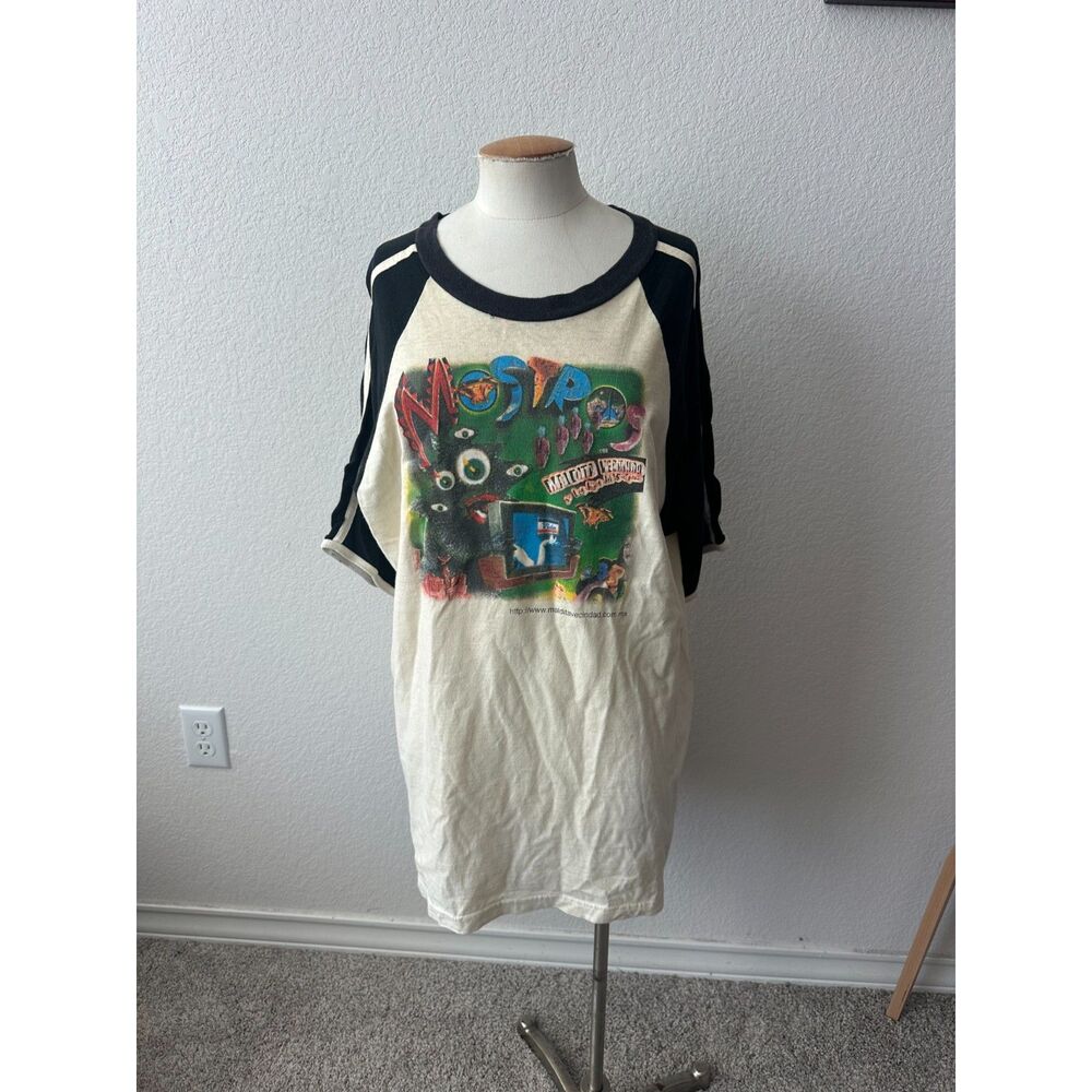 Maldita Vencidad Vintage-Style Mostros Tour baseball t-shirt